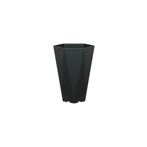 Felton FBL2774 hexagon flower pot in Grey, 20 × 17.3 × 30 cm