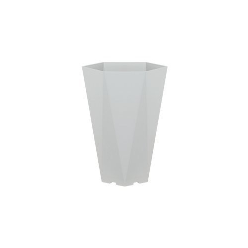 Felton FBL2775 hexagon flower pot in White, 25 × 21.6 × 35 cm