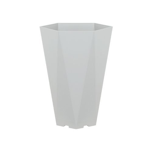 Felton FBL2777 hexagon flower pot in White, 36 × 31.2 × 50 cm