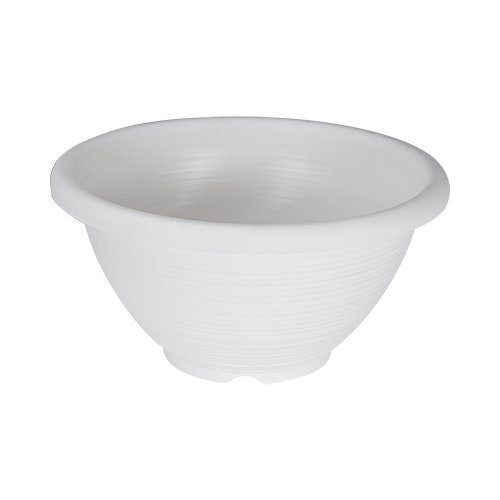 Felton FBL2458 round flower pot in White, 68 × 68 × 29 cm