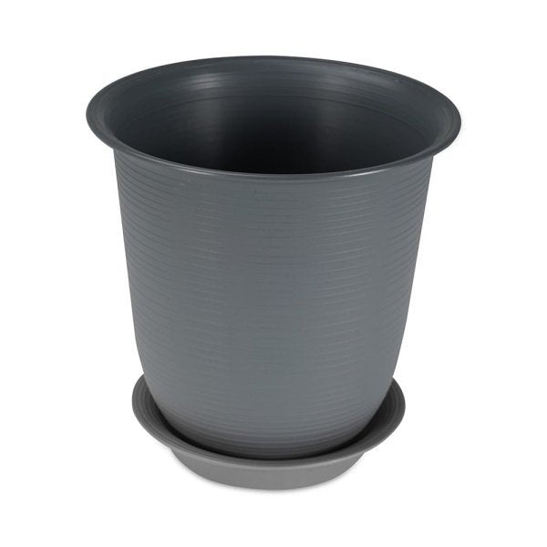 Felton FBL2461 round flower pot in Grey, 32 × 32 × 32 cm