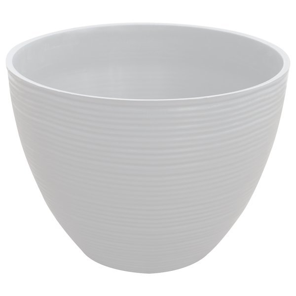 Felton FBL2463 round flower pot in White, 58 × 58 × 43 cm