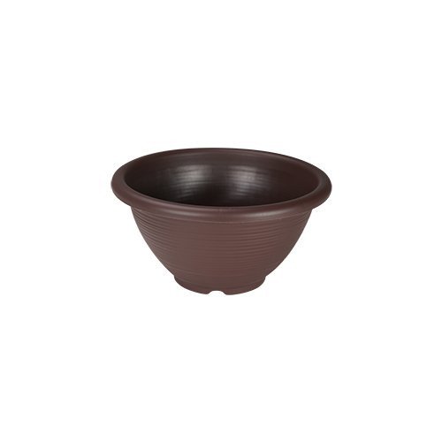 Felton FBL2465 round flower pot in Dark Brown, 38 × 38 × 19.5 cm
