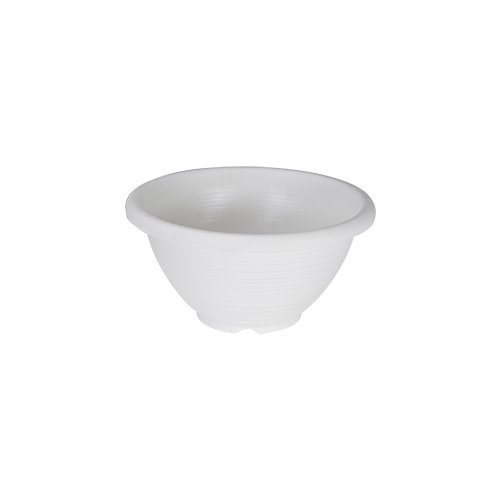 Felton FBL2465 round flower pot in White, 38 × 38 × 19.5 cm
