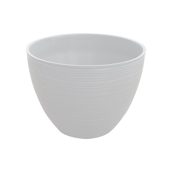 Felton FBL2478 round flower pot in White, 20 × 20 × 17 cm