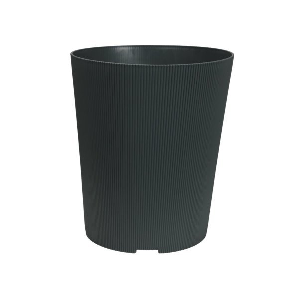 Felton FBL2766 round flower pot in Grey, 33 × 33 × 37 cm