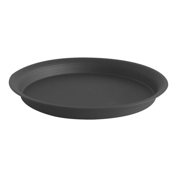 Felton FBL2533 Round Flower Pot Saucer, 32 × 32 × 3.2 cm, Dark Grey Saucer