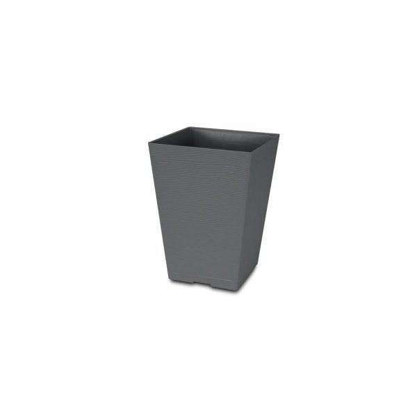 Felton FBL2512 square flower pot in Grey, 20 × 20 × 30 cm