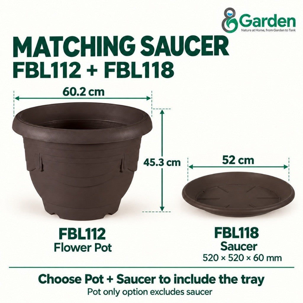 Felton FBL112 Round Plastic Flower Pot 60.2cm – product guide