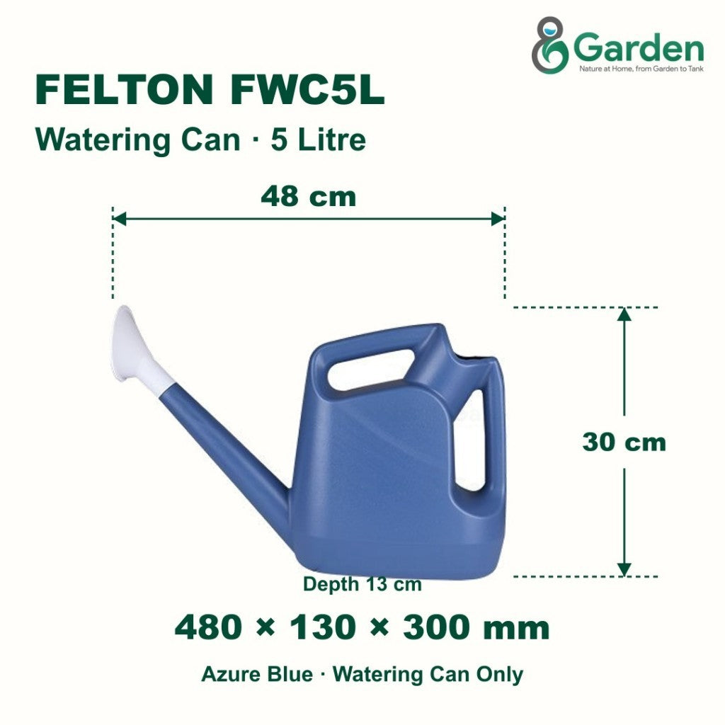 Felton FWC5L 5L Plastic Watering Can – product guide
