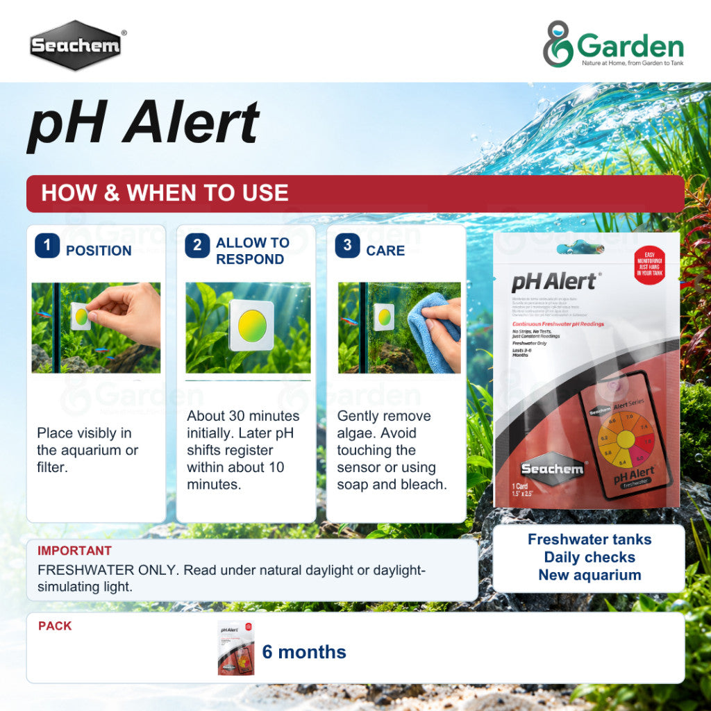 Seachem pH Alert Continuous Freshwater pH Monitor – product information