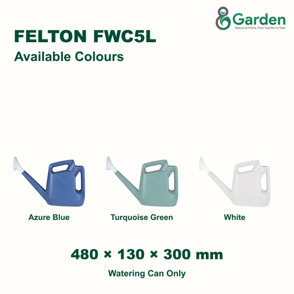 Felton FWC5L 5L Plastic Watering Can – product guide
