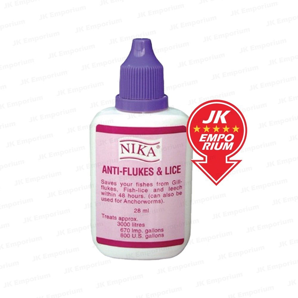 Nika Aquarium Water Care & Fish Treatments – Anti Flukes and Lice