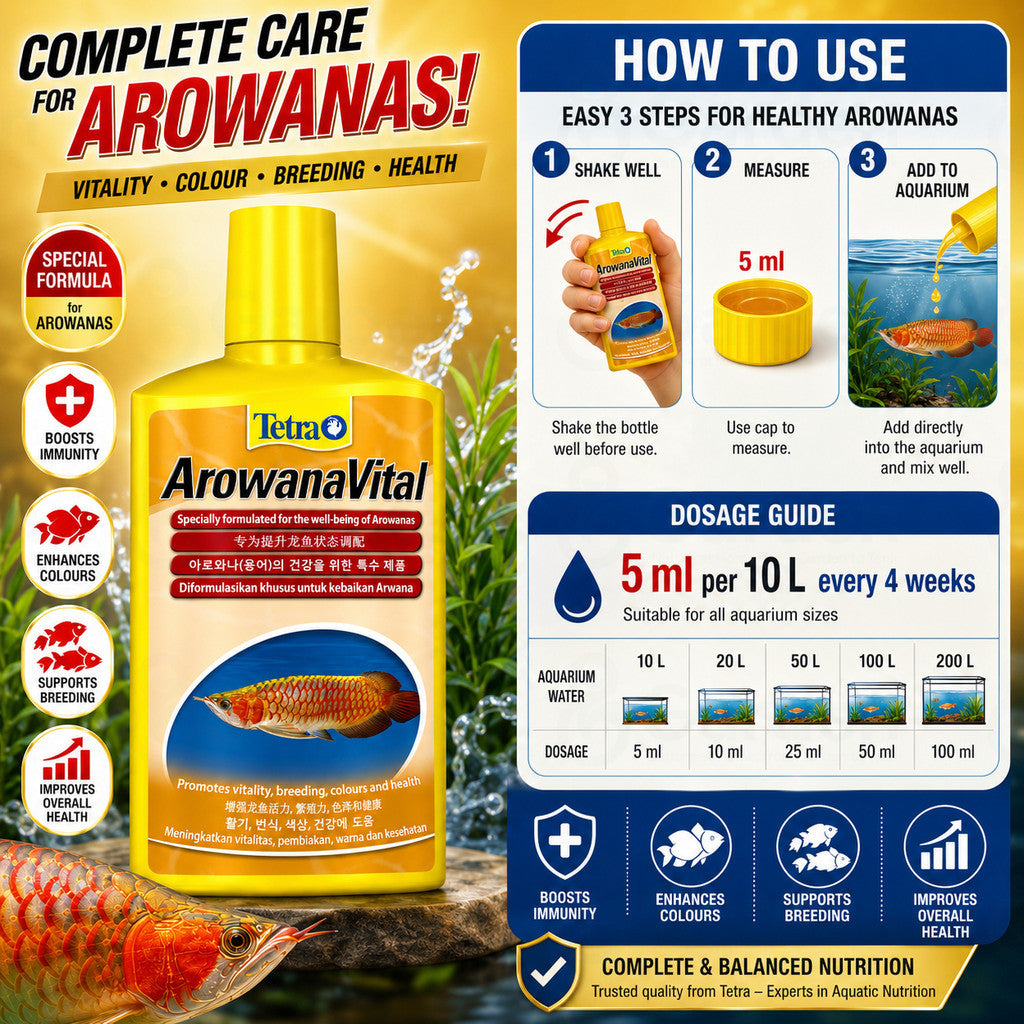 Tetra ArowanaVital – product information graphic 3