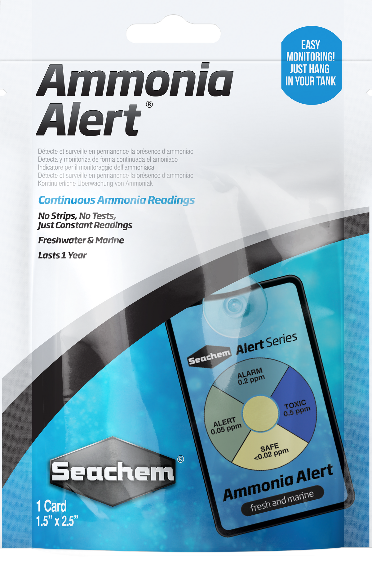 Seachem Ammonia Alert Continuous Free Ammonia Monitor