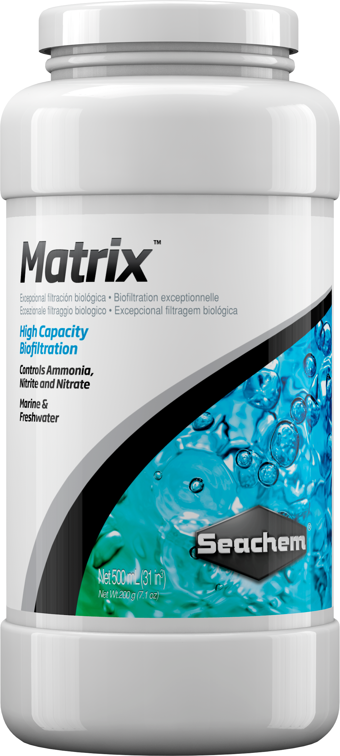 Seachem Matrix Biological Aquarium Filter Media – 500 mL / 1 L / 4 L – 500 mL