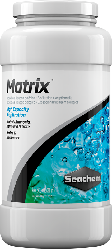 Seachem Matrix Biological Aquarium Filter Media – 500 mL / 1 L / 4 L