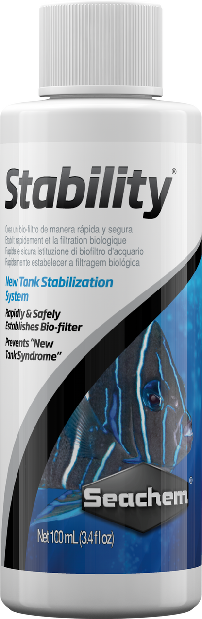 Seachem Stability Aquarium Beneficial Bacteria – 50ml / 100ml – 100ml
