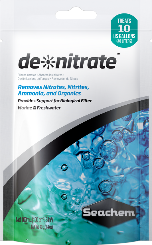 Seachem de*nitrate Biological Nitrate Filter Media – 100 mL / 250 mL – 100 mL