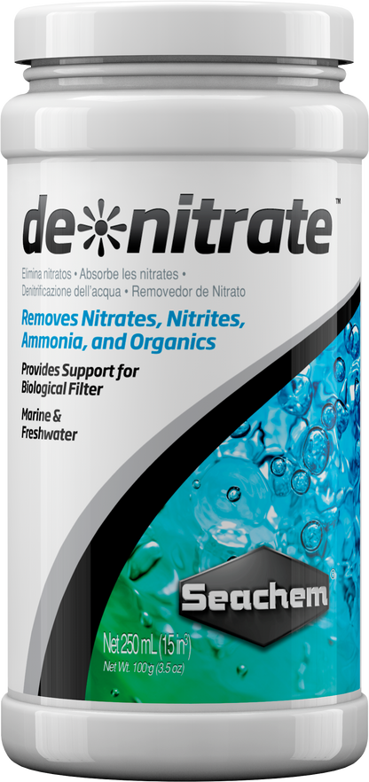 Seachem de*nitrate Biological Nitrate Filter Media – 100 mL / 250 mL – 250 mL