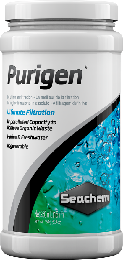 Seachem Purigen Organic Waste Filter Media – 250 mL