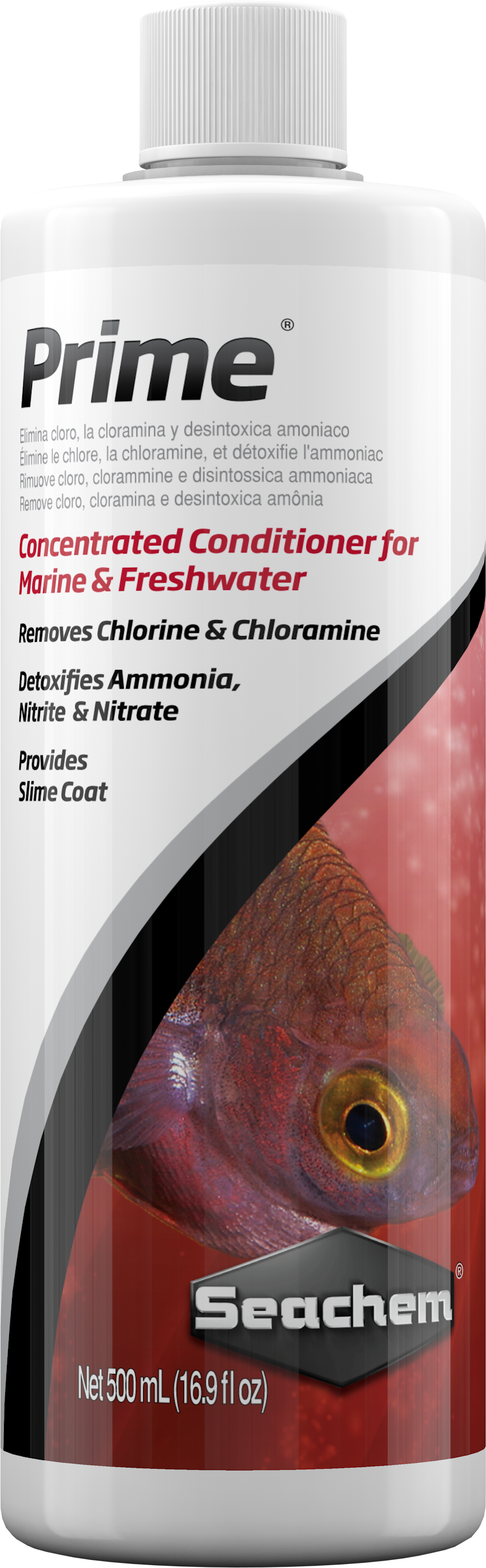 Seachem Prime Aquarium Water Conditioner – 50ml / 100ml / 500ml / 1000ml – 500ml