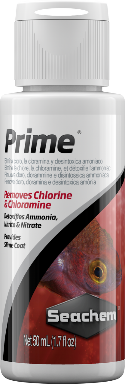 Seachem Prime Aquarium Water Conditioner – 50ml / 100ml / 500ml / 1000ml – 50ml