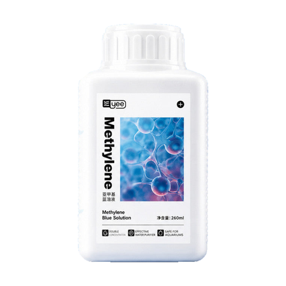 YEE Aquarium Water Treatments – Methylene Blue & Care Options – product on white background