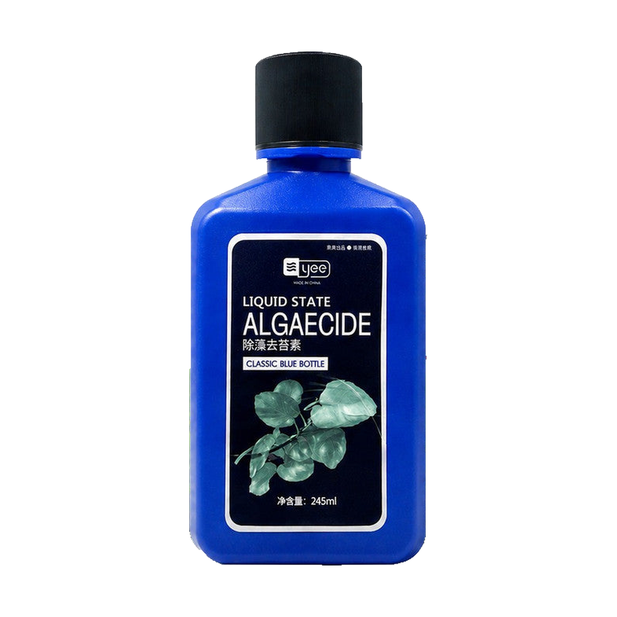 YEE Liquid State Algaecide – 245 mL Aquarium Algae Control – product on white background