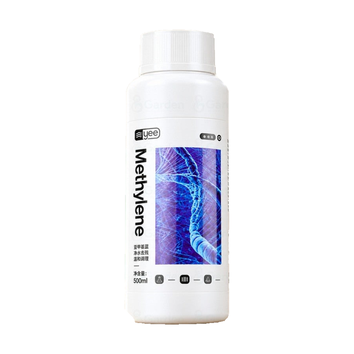 YEE Methylene Blue Aquarium Water Care – 500 mL – product on white background