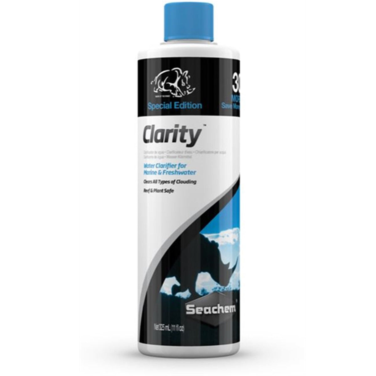 Seachem Clarity 325 mL Rhino special edition bottle