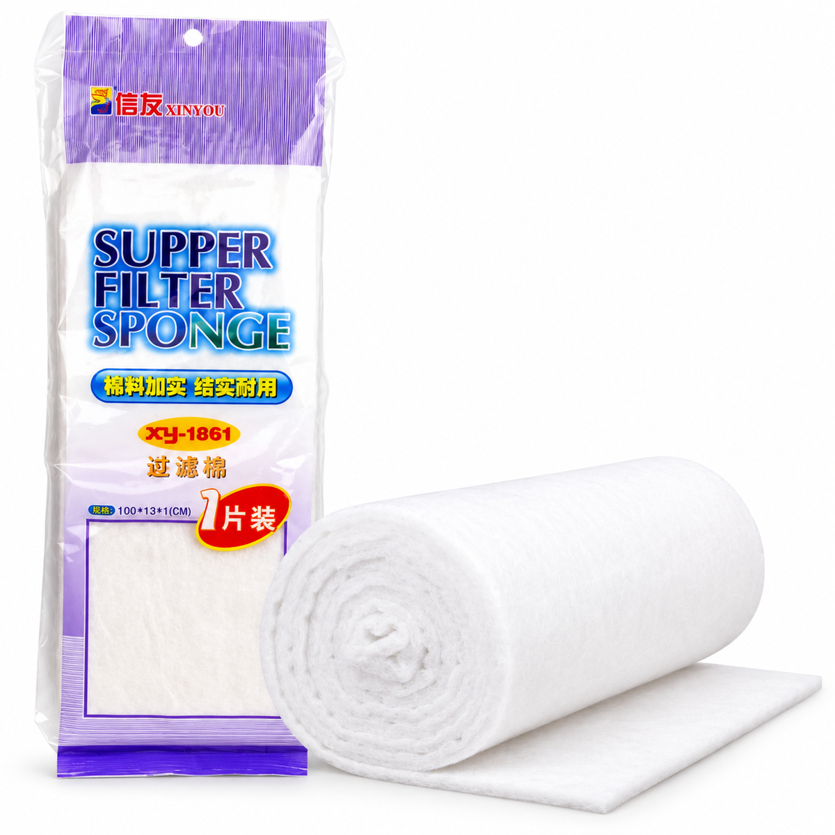 XINYOU XY-1861 Filter Sponge – 100 × 13 × 0.5 cm – product photo