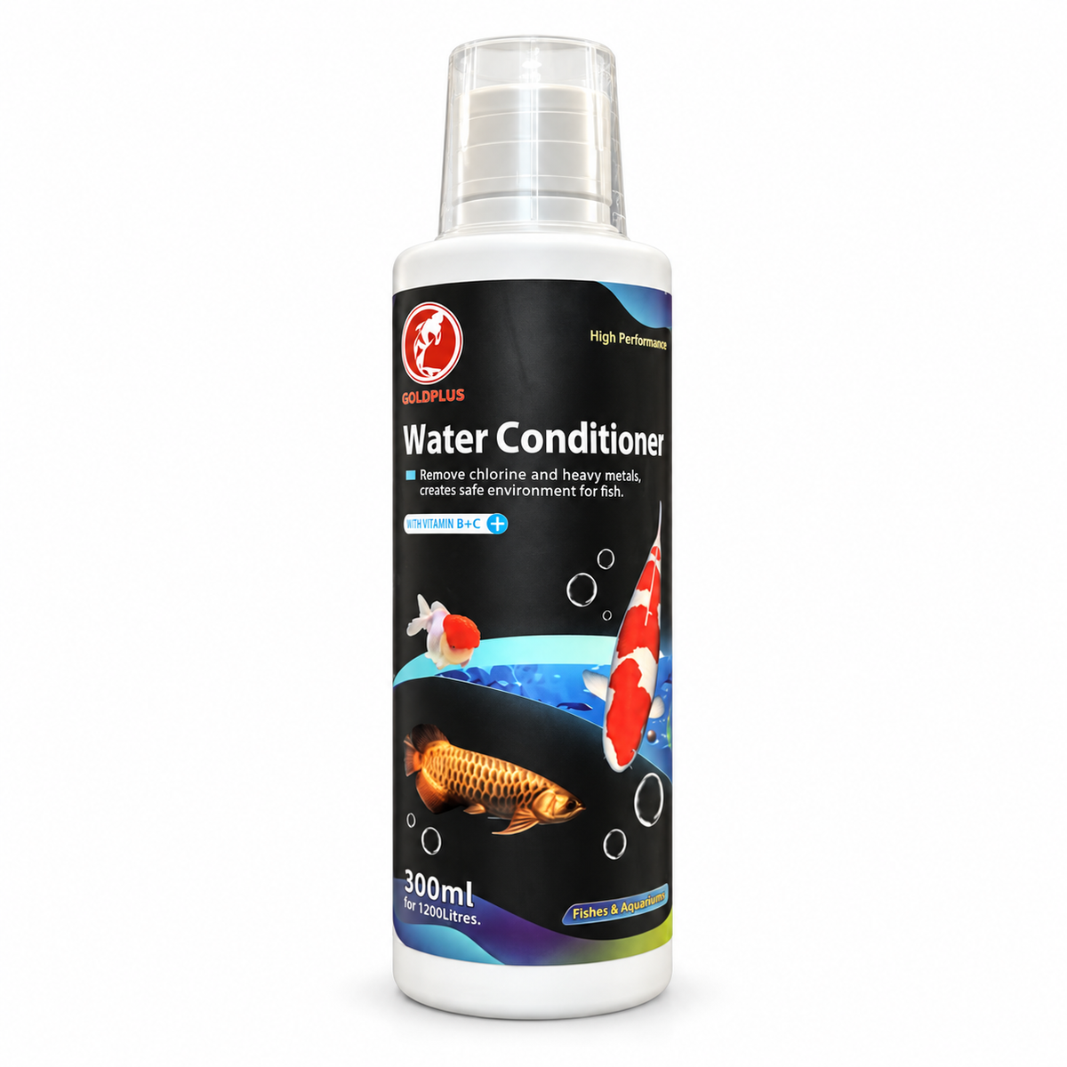 GoldPlus Aquarium Water Conditioner – 300 mL – product photo