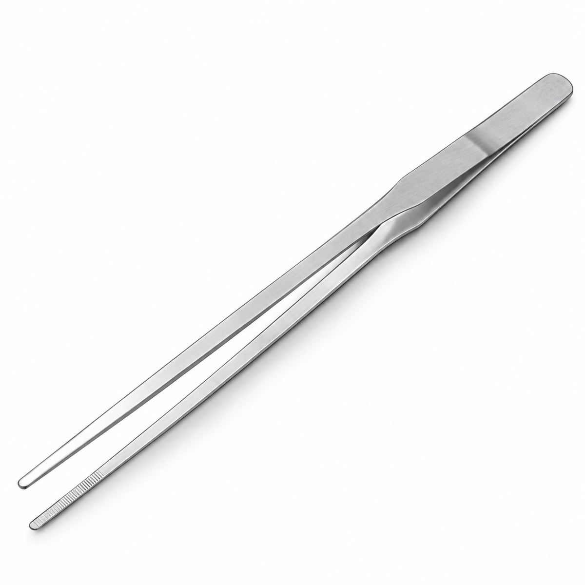 Stainless Steel Aquascaping Tweezers – 27 cm Straight / Bent Tip – product photo