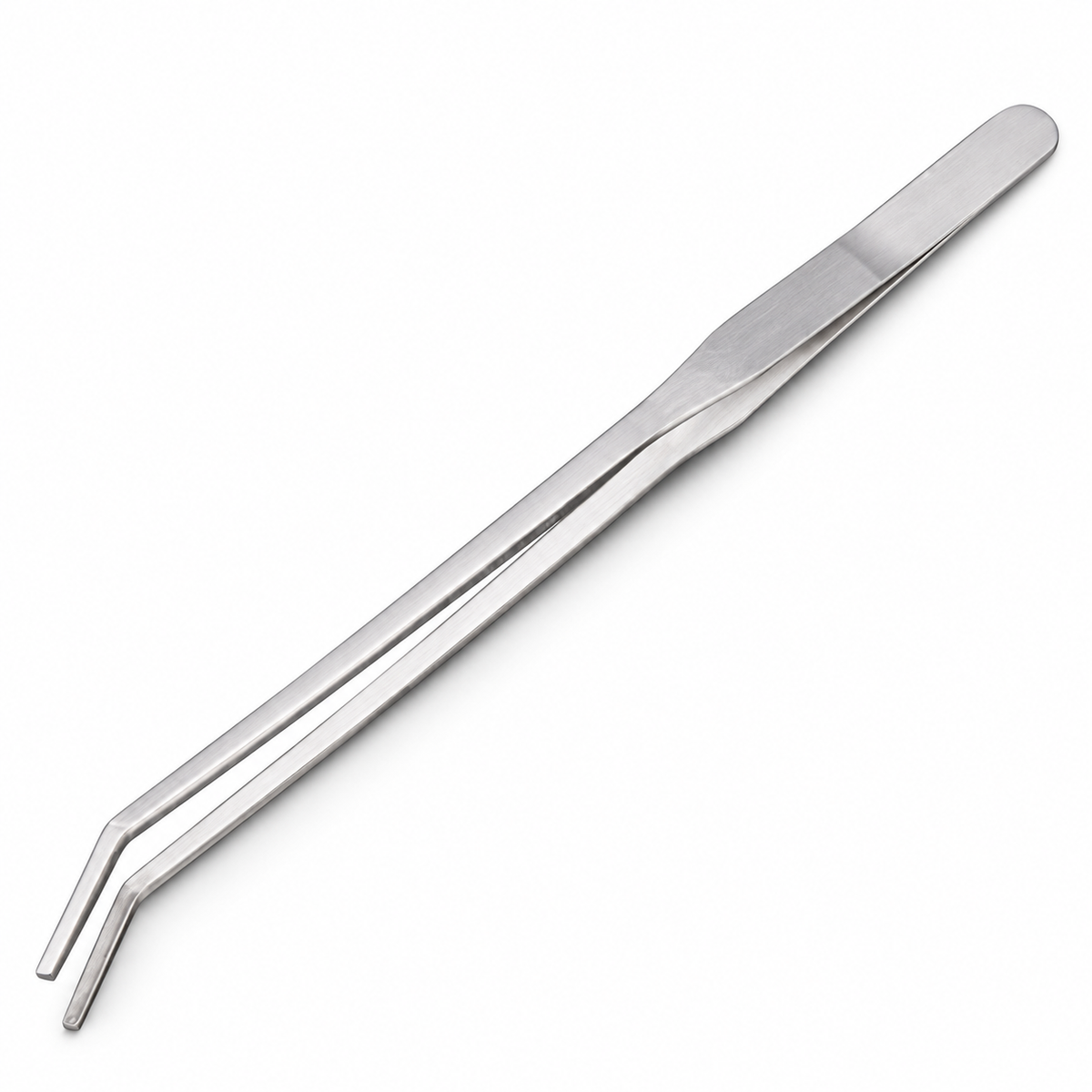 Stainless Steel Aquascaping Tweezers – 27 cm Straight / Bent Tip – product photo