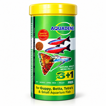 Aquadene 3+1 Micro Pellet Fish Food – 60 g / 120 g – product photo