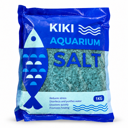KIKI Aquarium Salt – 1 kg Blue / White – product photo