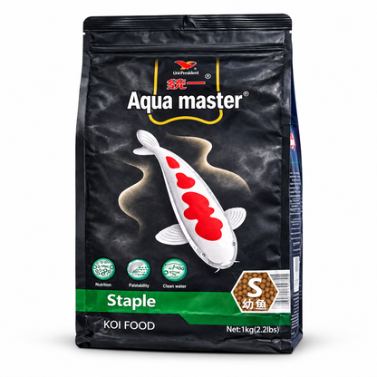 Aqua Master Koi Food – 1 kg Small Pellets, 4 Formulas – product photo