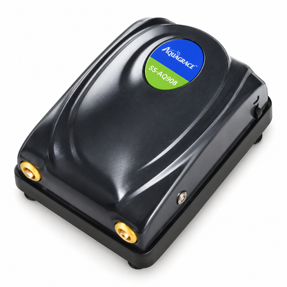 AquaGrace Aquarium Air Pumps – Single / Double Outlet – product photo