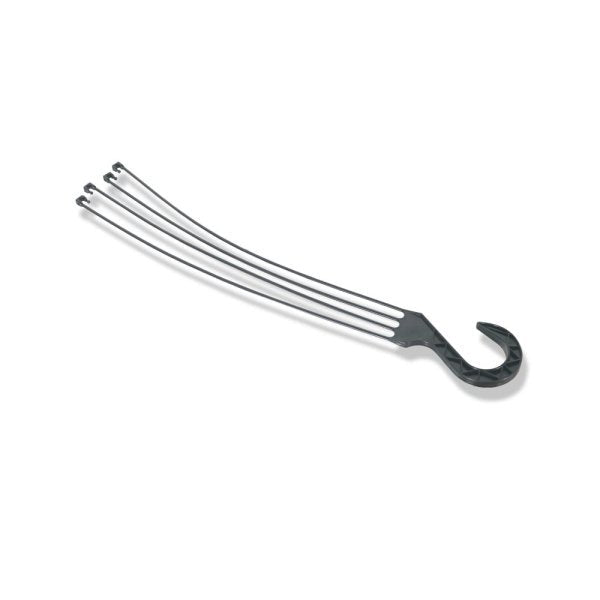 Felton FPH2597 Plastic Flower Pot Hanger, 56 × 6.5 × 1.5 cm, Grey