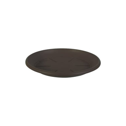 Felton FBL120 round saucer in Dark Brown, 24 × 24 × 4 cm