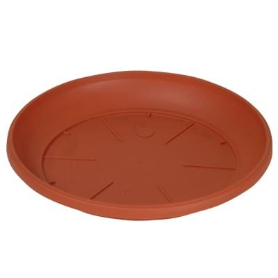 Felton FBL121 round saucer in Dark Brown, 20 × 20 × 4 cm