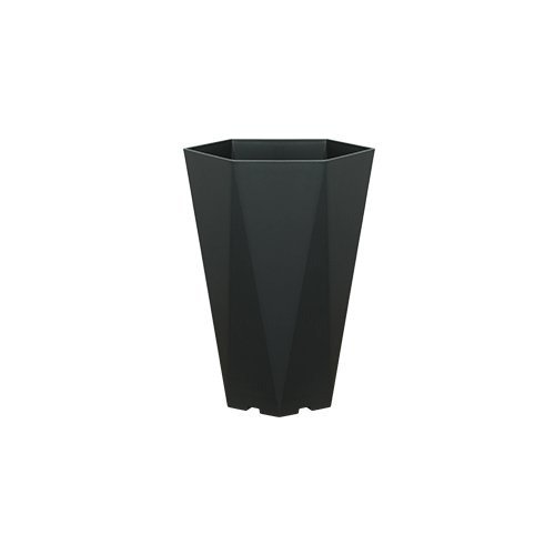 Felton FBL2775 hexagon flower pot in Grey, 25 × 21.6 × 35 cm