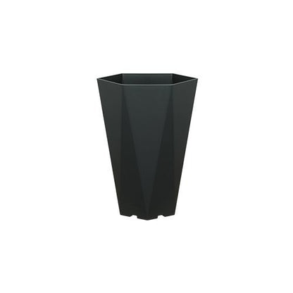 Felton FBL2775 hexagon flower pot in Grey, 25 × 21.6 × 35 cm
