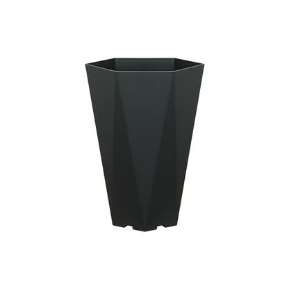 Felton FBL2776 hexagon flower pot in Grey, 29 × 25 × 40 cm