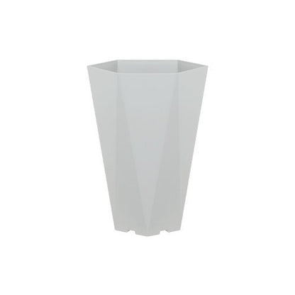Felton FBL2776 hexagon flower pot in White, 29 × 25 × 40 cm