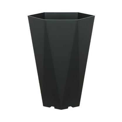 Felton FBL2778 hexagon flower pot in Grey, 39 × 39 × 58 cm