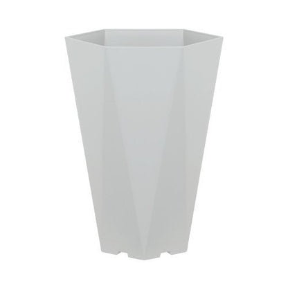 Felton FBL2778 hexagon flower pot in White, 39 × 39 × 58 cm