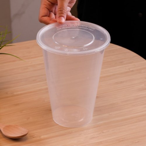 Felton FC1800 clear round food container, 1800mL, 150 × 150 × 189 mm