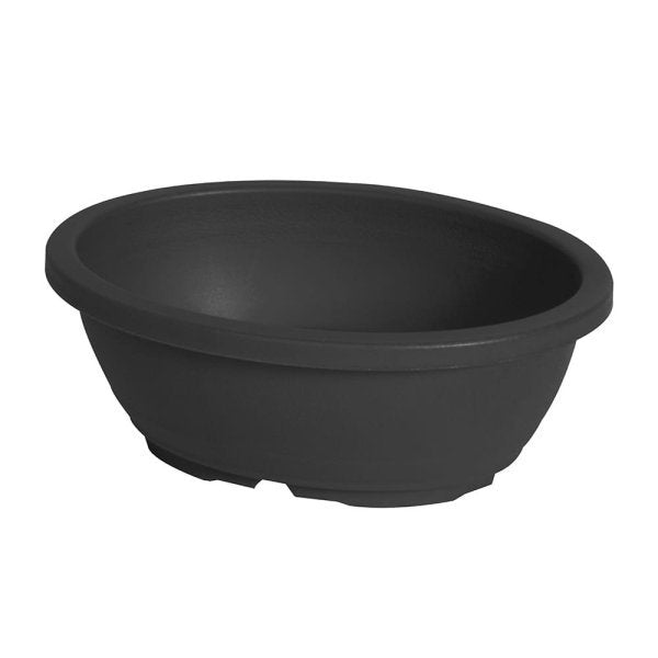 Felton FBL2710 oval flower pot in Dark Grey, 50 × 40 × 20 cm